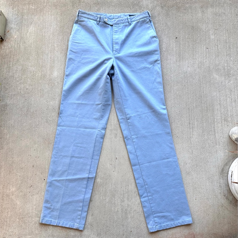 Burberry Chino Pants 32x34 Light Blue Casual